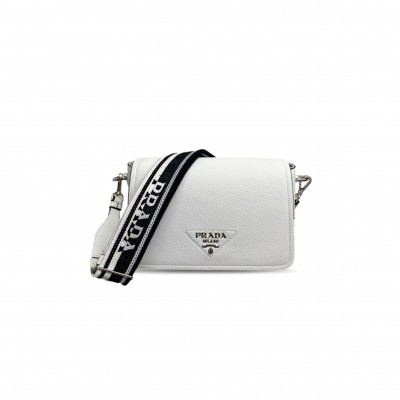 PRADA SMALL FLOU SHOULDER BAG 1BD314 (23*15.5*9cm) 